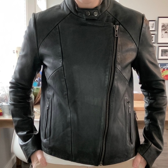 Free People Leather Jacket - Picture 8 of 16